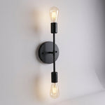 Vintage Wall Sconce Lighting with Dual Bulbs | Elegant Fixture for Warm Ambiance 0