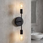 Vintage Wall Sconce Lighting with Dual Bulbs | Elegant Fixture for Warm Ambiance 1