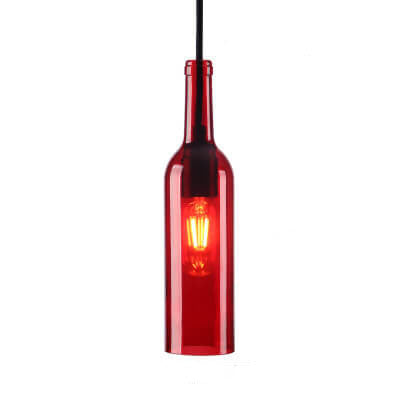 Vintaglo | Stylish Colorful Glass Industrial Pendant Light 0
