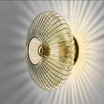 Vintara | Stylish Smoke Grey Glass Wall Sconce Lamp 0