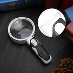 VisionAid | 20X LED Magnifying Glass with Ultra-Bright Lights | Ideal for Reading and Detailed Viewing 0