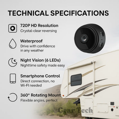 VisionGuard | Wireless Backup Camera with Night Vision & Waterproof Design | Enhanced Safety for RVs and Trucks 1