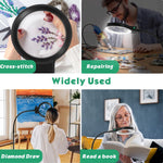 VisionPro | LED Magnifying Glass with Adjustable Gooseneck & 10X/30X Zoom | Hands-Free Aid for Reading and Crafts 1