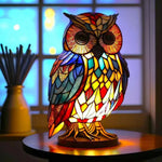 VitraFauna | Artistic Stained Glass Lamp with Unique Animal Prints | Stylish Lighting for Cozy Ambiance 16