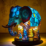 VitraFauna | Artistic Stained Glass Lamp with Unique Animal Prints | Stylish Lighting for Cozy Ambiance 9