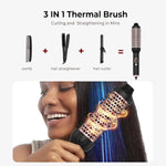 Volumizing Hot Air Brush | Dual-Heat Design for Frizz-Free Shine | Ionic Technology for Effortless Styling 4