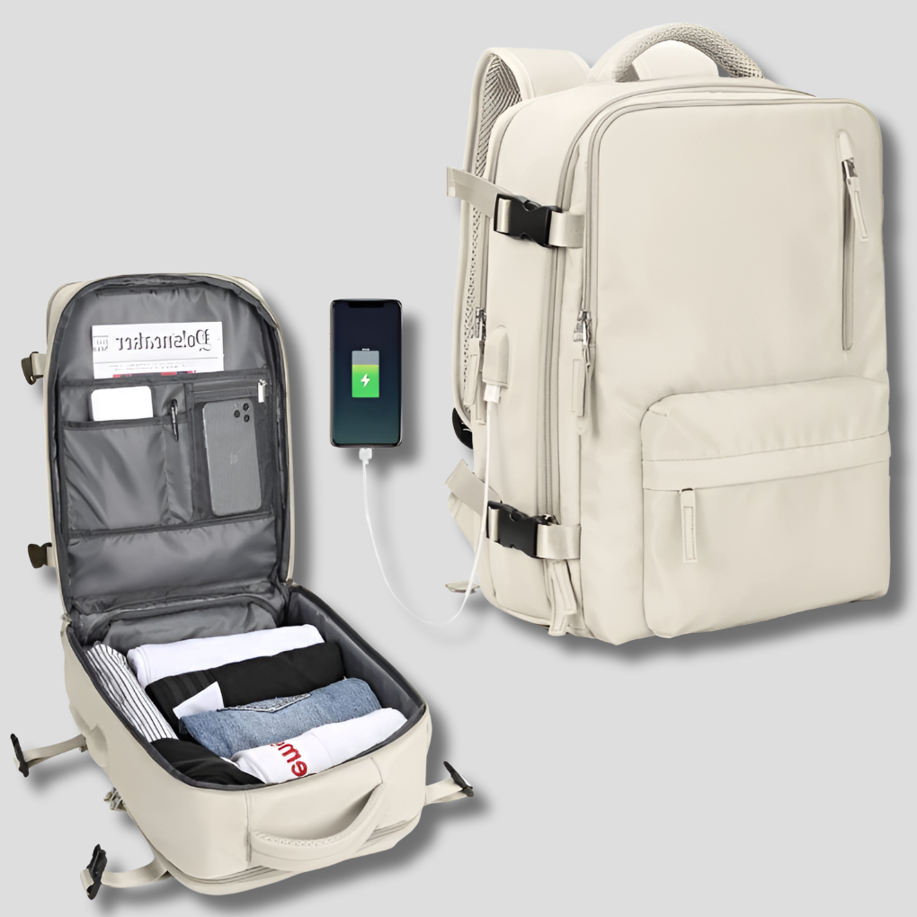 Voyager Pack | Expandable Travel Backpack with 76L Capacity | Airline Compliant Design for Organized Journeys 7