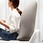 Inflatable Wedge Pillow, Leg Elevation Pillow with Adjustable Air Support, Lumbar Support Pillow with Soft Cotton Cover