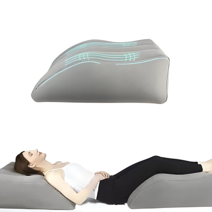Inflatable Wedge Pillow, Leg Elevation Pillow with Adjustable Air Support – image 4
