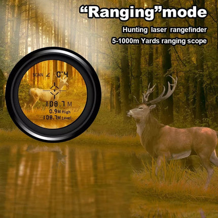 Hunting Rangefinder 1000 Yards, Laser Range Finder for Golf and Hunting – image 8
