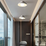 WabiSabiGlow | Elegant Modern Iron Glass Semi-Flush Mount Light 10