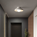WabiSabiGlow | Elegant Modern Iron Glass Semi-Flush Mount Light 3