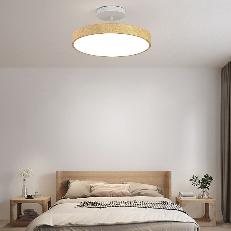 WabiSabi | Elegant Minimalist Wood Grain Ceiling Light Fixture 1