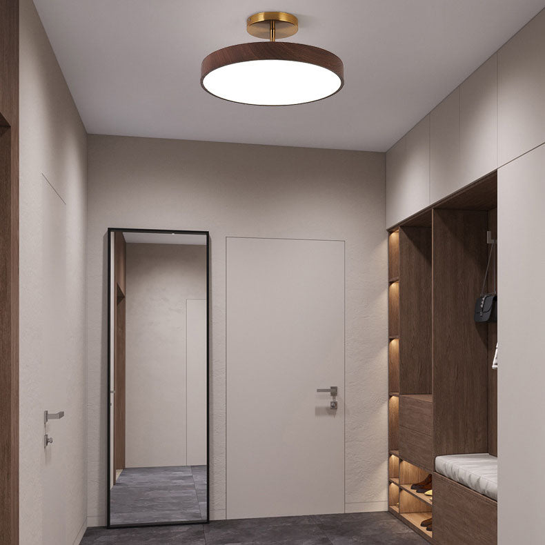 WabiSabi | Elegant Minimalist Wood Grain Ceiling Light Fixture 2