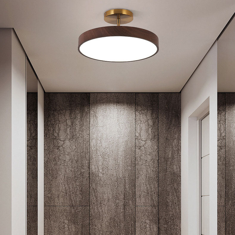 WabiSabi | Elegant Minimalist Wood Grain Ceiling Light Fixture 3