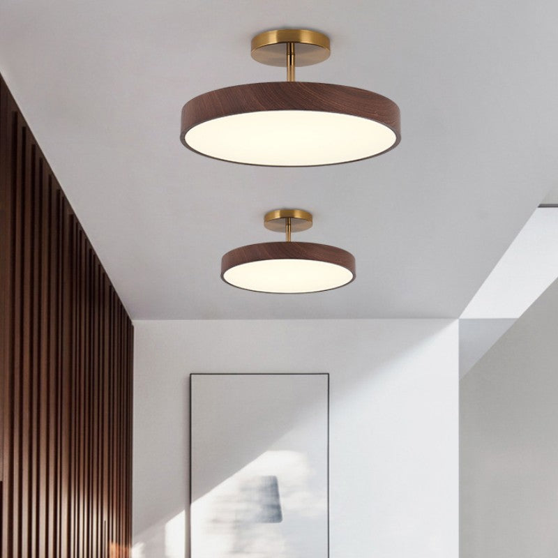 WabiSabi | Elegant Minimalist Wood Grain Ceiling Light Fixture 9