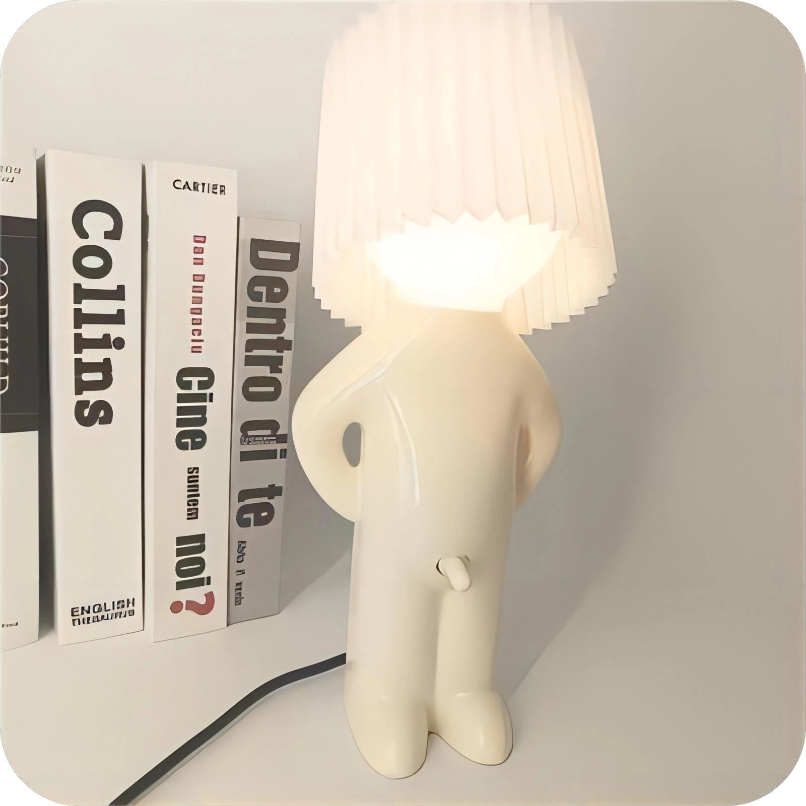 WackyLamp | Human-Shaped Table Lamp with Portable Design | Quirky Accent Lighting for Playful Interiors 2