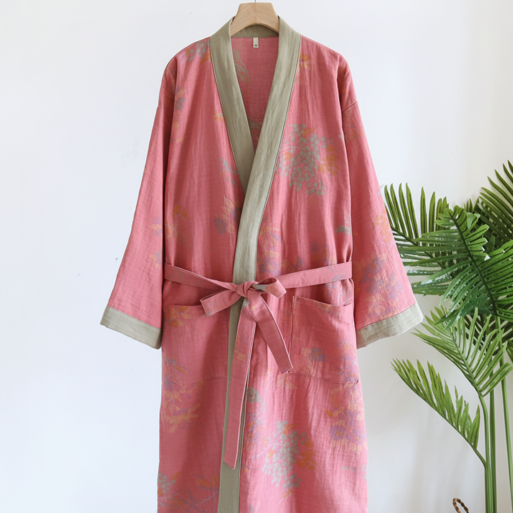 Waffle Bathrobe | Lightweight Quick-Dry Design for Everyday Comfort 0