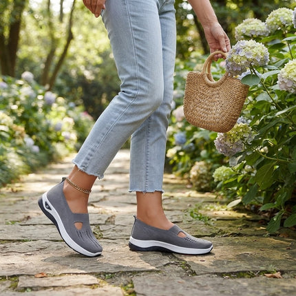 Womens Sneakers, Slip On Sneakers with Soft Knit Orthopedic Sole – image 5