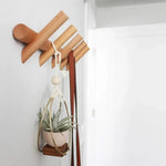 Wall Mounted Coat Rack with 4 or 5 Pegs | Scandinavian Design for Functional Storage 0