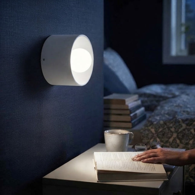 Wall Sconce Black, Modern Wall Light with 3 Color Temperatures, Hardwired Wall Lamp for Bedroom and Hallway