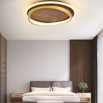 WalnutGlow | Modern Elegant LED Flush Mount Ceiling Light Fixture 2
