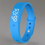Water-Resistant Fitness Smartwatch with Activity Tracking | Adjustable Silicone Band for Daily Health Monitoring 0