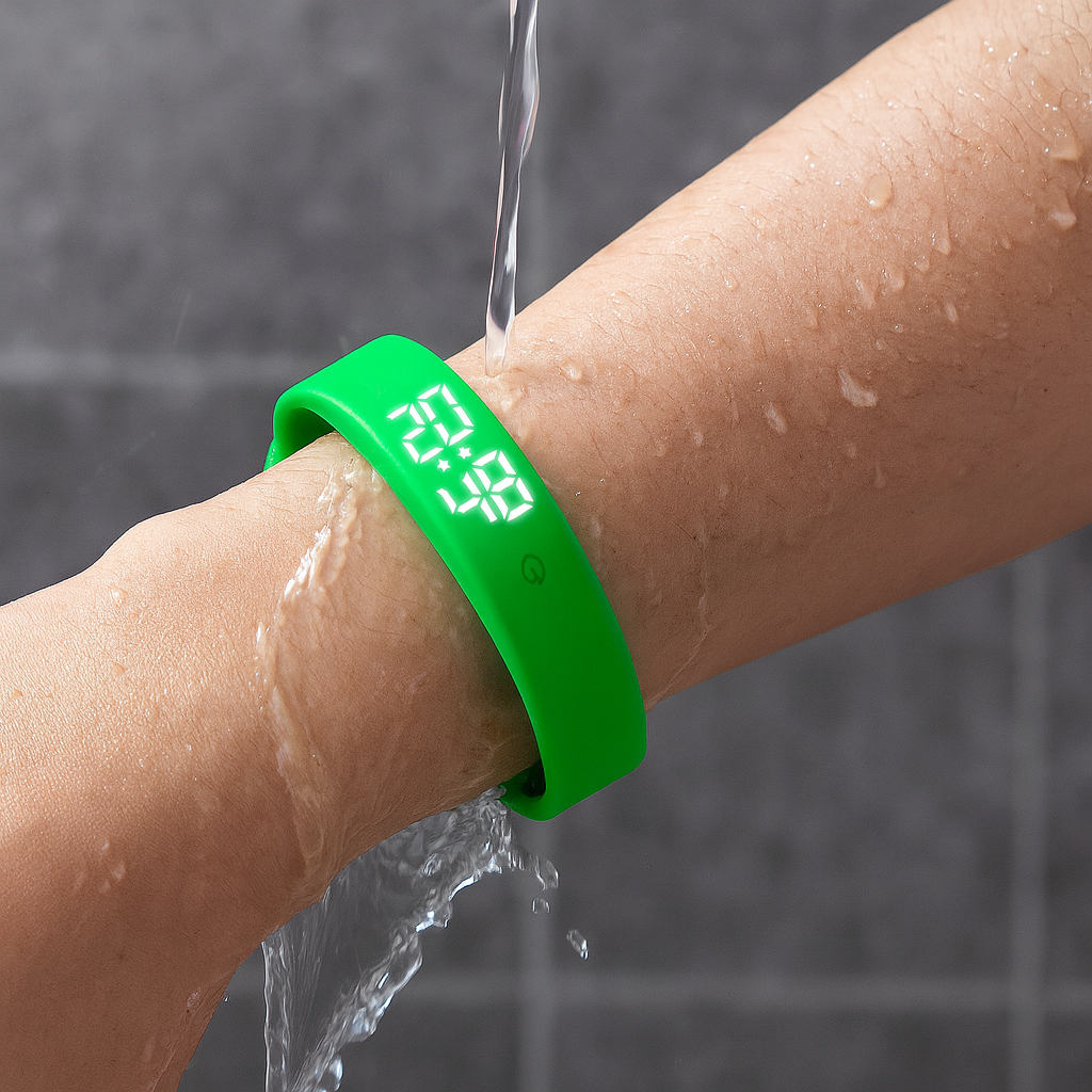 Water-Resistant Fitness Smartwatch with Activity Tracking | Adjustable Silicone Band for Daily Health Monitoring 2