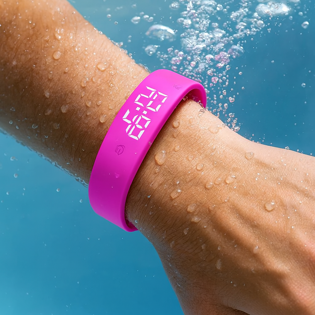 Water-Resistant Fitness Smartwatch with Activity Tracking | Adjustable Silicone Band for Daily Health Monitoring 4