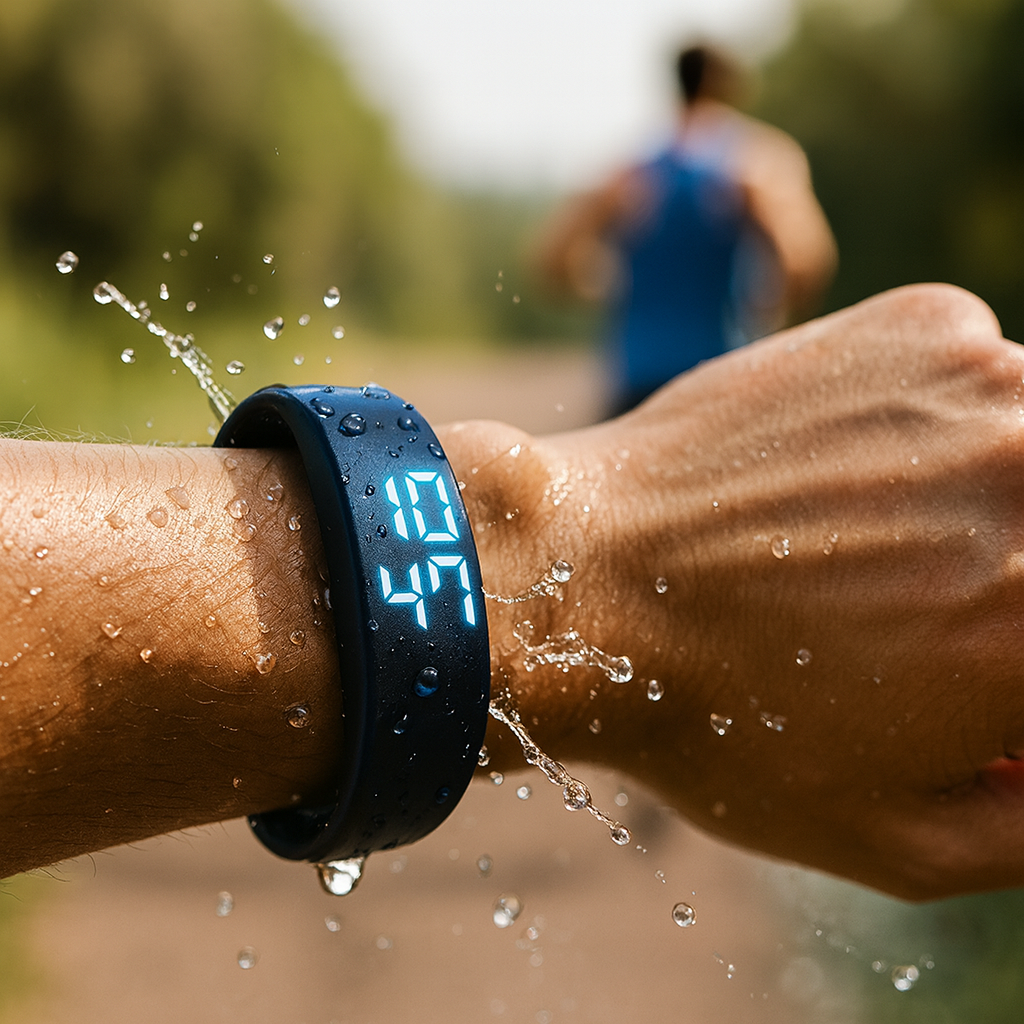 Water-Resistant Fitness Smartwatch with Activity Tracking | Adjustable Silicone Band for Daily Health Monitoring 5