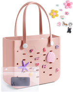 Water-Resistant Tote Bag with Detachable Wet Pocket | Chic Beach Bag for Outdoor Adventures 14