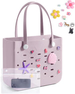 Water-Resistant Tote Bag with Detachable Wet Pocket | Chic Beach Bag for Outdoor Adventures 16