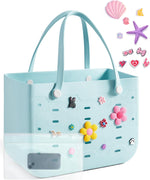 Water-Resistant Tote Bag with Detachable Wet Pocket | Chic Beach Bag for Outdoor Adventures 17