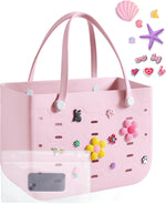Water-Resistant Tote Bag with Detachable Wet Pocket | Chic Beach Bag for Outdoor Adventures 2