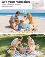 Water-Resistant Tote Bag with Detachable Wet Pocket | Chic Beach Bag for Outdoor Adventures 6