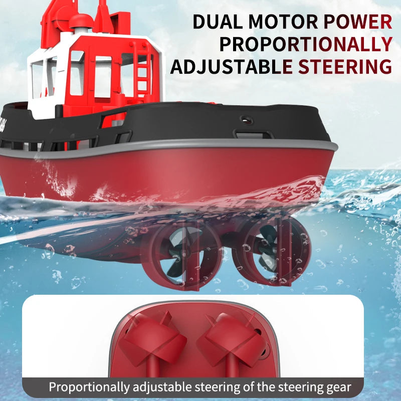 Water Explorer | RC Boat with Dual Motors & Long Range Control | Thrilling Water Adventures for Outdoor Fun 5