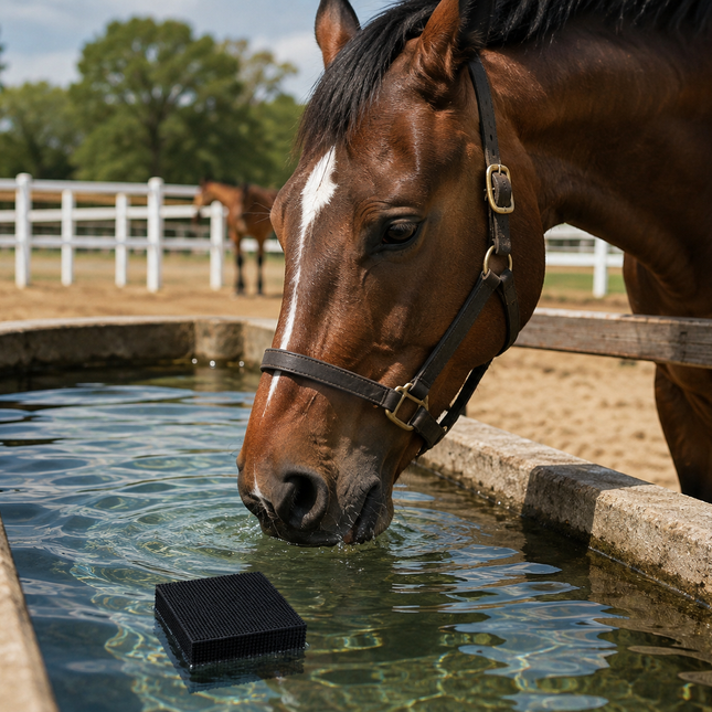 Water Purifier Cube for Livestock Troughs, Activated Carbon Block for Aquarium Water Treatment and Fish Tank Algae Control