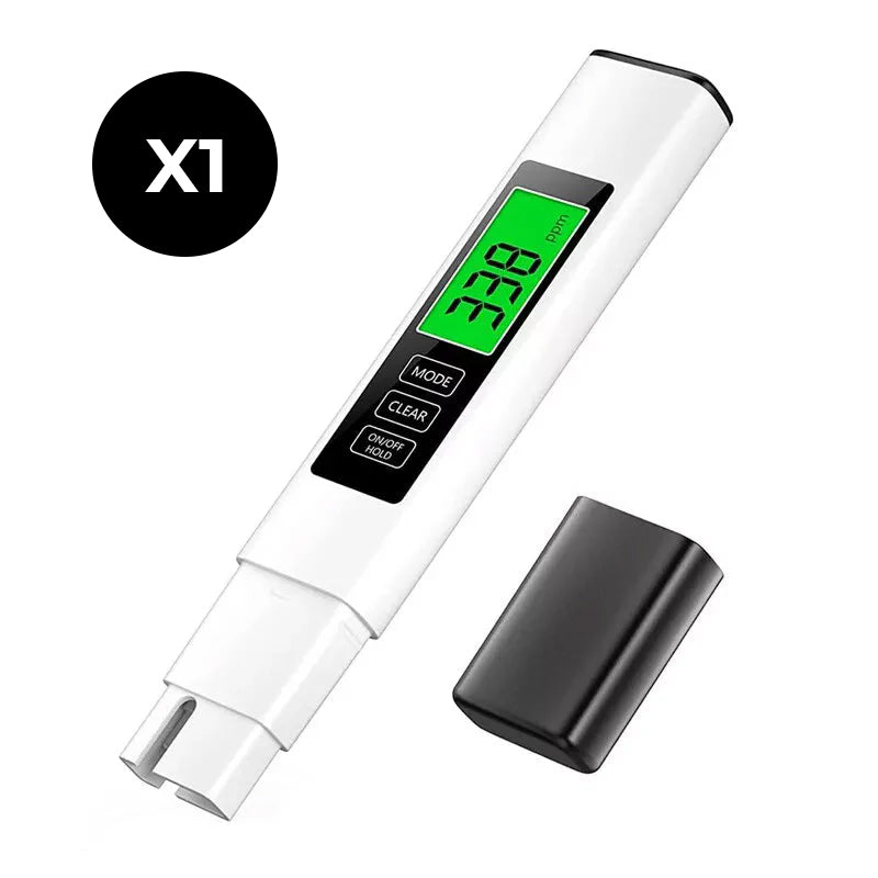 Water Quality Tester | 4-in-1 Digital TDS Meter with Large Display for Accurate Measurements 0