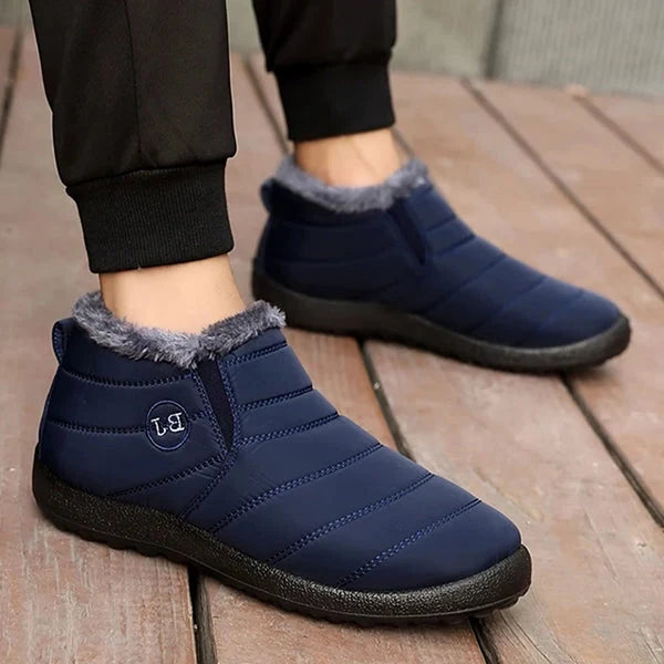 Slip On Snow Boots for Women, Pull On Womens Winter Boots with Non Slip Sole, Womens Winter Shoes for Ice and Cold Weather