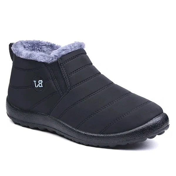 Slip On Snow Boots for Women, Pull On Womens Winter Boots with Non Slip Sole