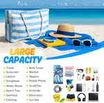 Waterproof Beach Bag with Sandproof Design | Large Beach Tote for All Your Outdoor Adventures 4