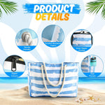Waterproof Beach Bag with Sandproof Design | Large Beach Tote for All Your Outdoor Adventures 5