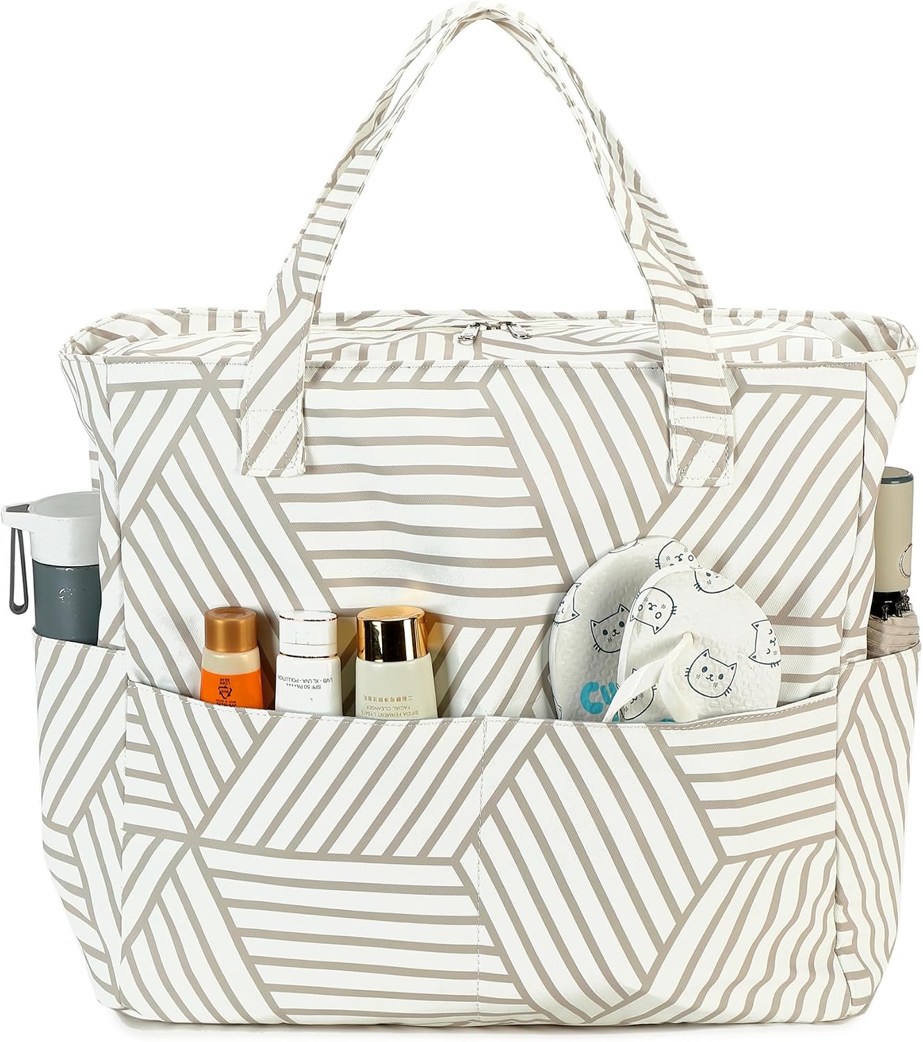 Waterproof Beach Bag with Wet Compartment | Spacious Tote for Outdoor Fun 13