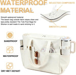 Waterproof Beach Bag with Wet Compartment | Spacious Tote for Outdoor Fun 2