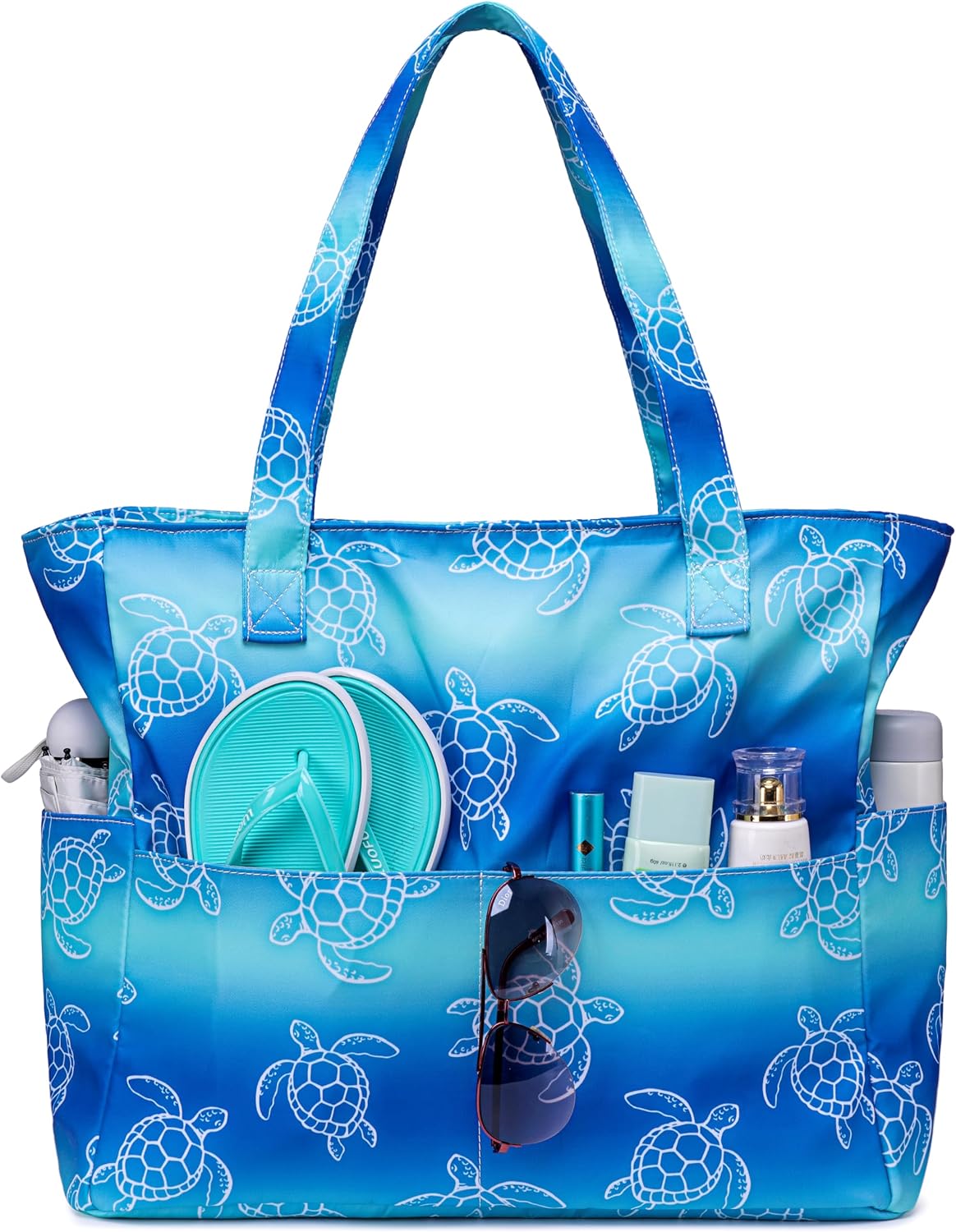 Waterproof Beach Bag with Wet Compartment | Spacious Tote for Outdoor Fun 21