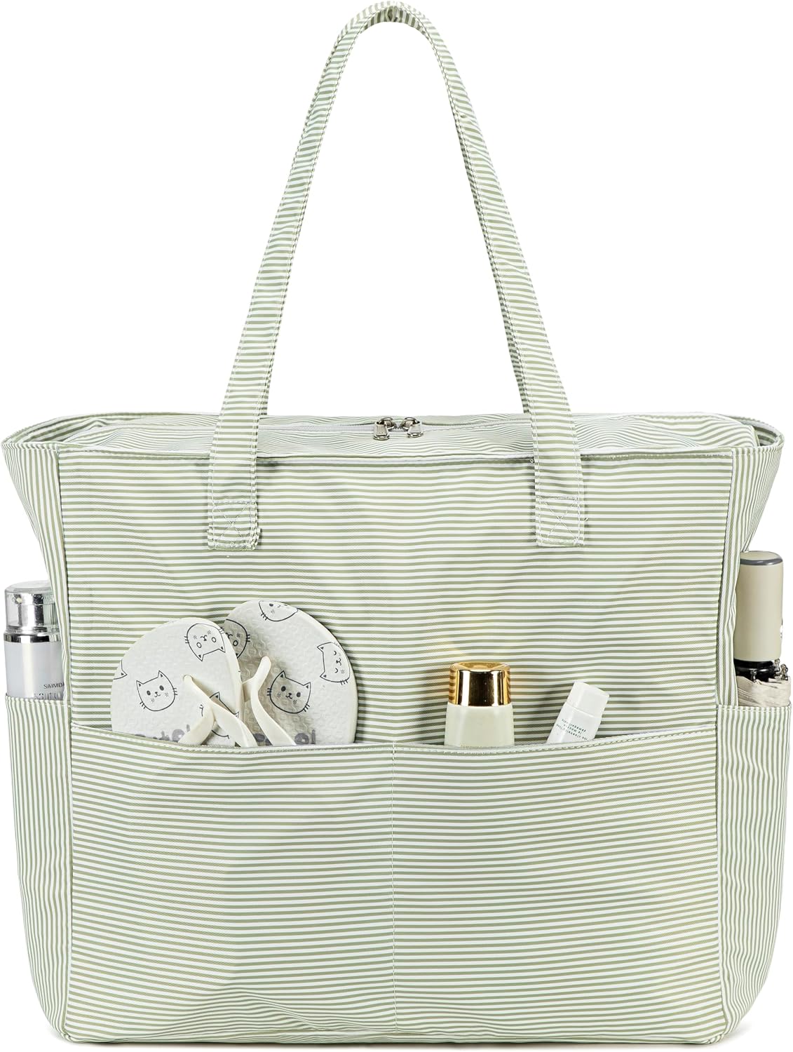 Waterproof Beach Bag with Wet Compartment | Spacious Tote for Outdoor Fun 35