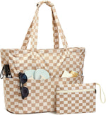Waterproof Beach Tote Bag with Large Capacity & Wet Compartment | Stylish Beach Bag for Women 12