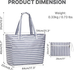 Waterproof Beach Tote Bag with Large Capacity & Wet Compartment | Stylish Beach Bag for Women 2