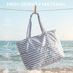 Waterproof Beach Tote Bag with Large Capacity & Wet Compartment | Stylish Beach Bag for Women 4
