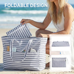 Waterproof Beach Tote Bag with Large Capacity & Wet Compartment | Stylish Beach Bag for Women 5